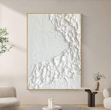150の主題の芸術作品 Painting - ホワイトビーチ ウェーブ サンド 12 by Palette Knife 壁装飾